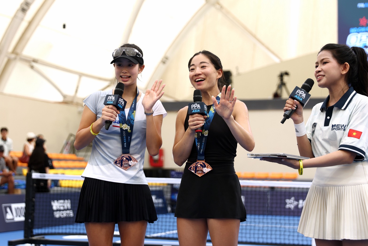 佐脇京(Kei Sawaki)・吉冨愛子 ― ガッツポーズ|女子ダブルス・PPA Asia 500 MB Ho Chi Minh City Open 2026
