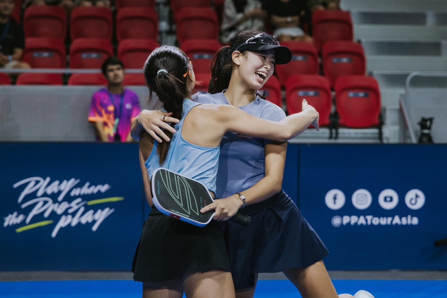 佐脇京(Kei Sawaki)― 素早い動きでバックハンドリターン|女子シングルス・PPA ASIA 500 Leapmotor Singapore Open 2026